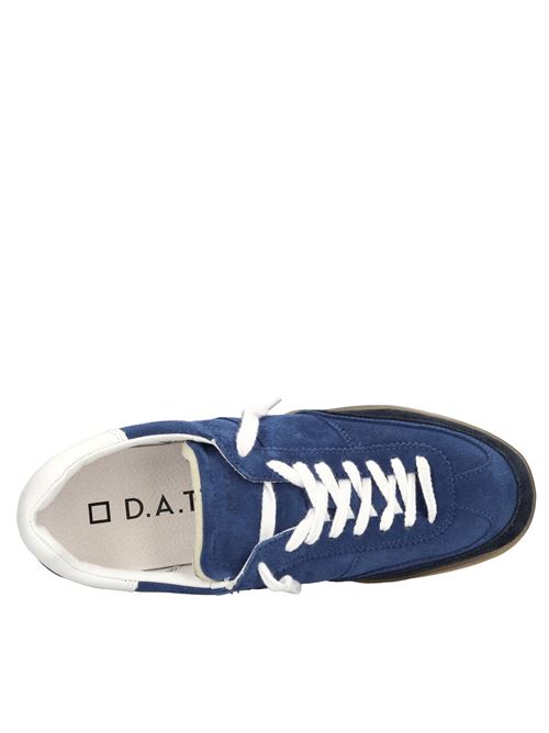 Sneakers in camoscio D.A.T.E. | SPORTY COLOREDBLU-BIANCO